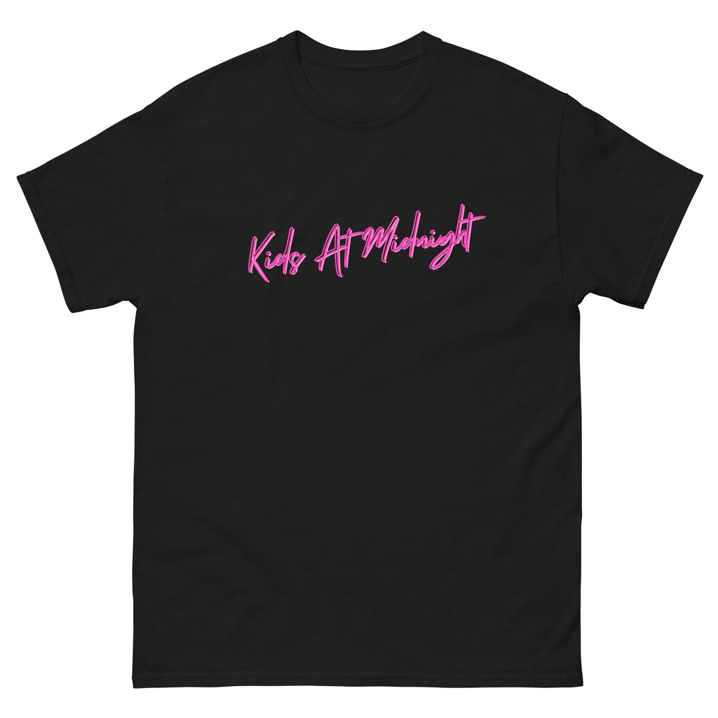 Kids At Midnight Electro Pink Logo T Shirt