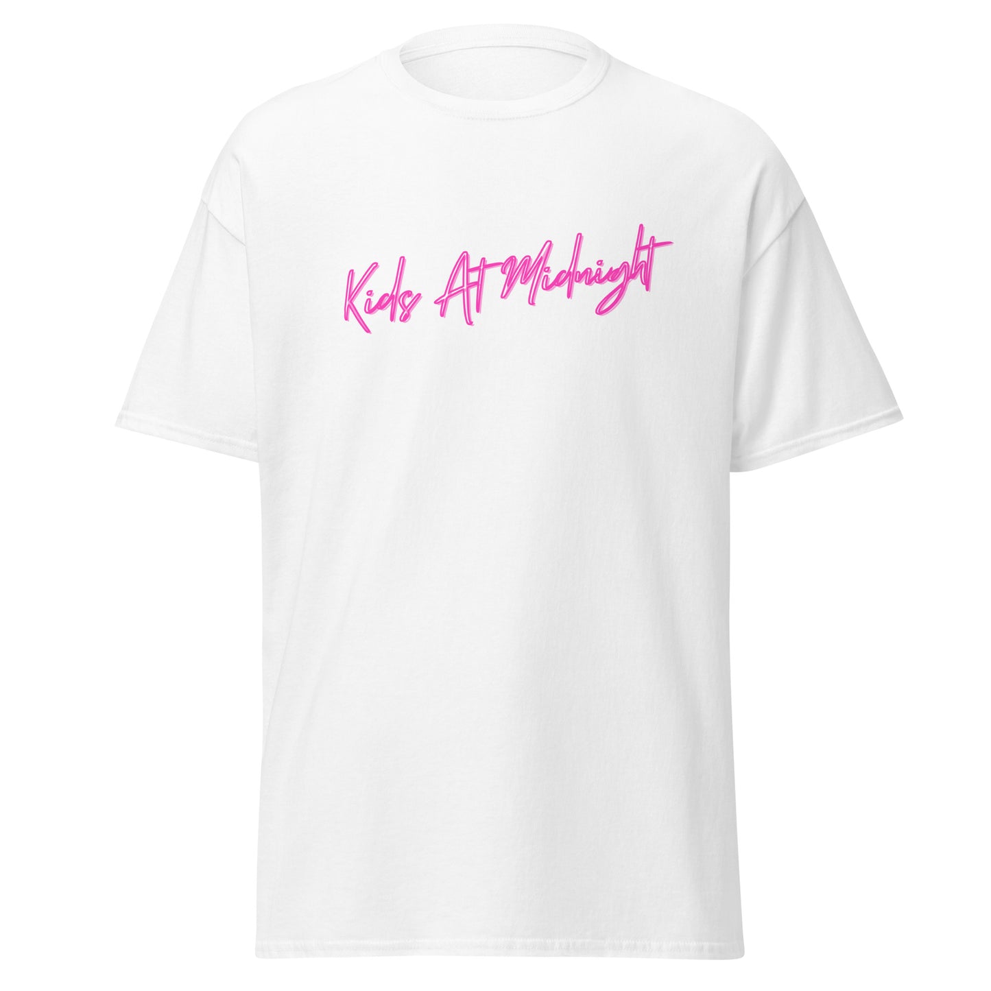 Kids At Midnight Electro Pink Logo T Shirt